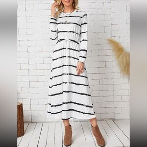 Black and White casual dress